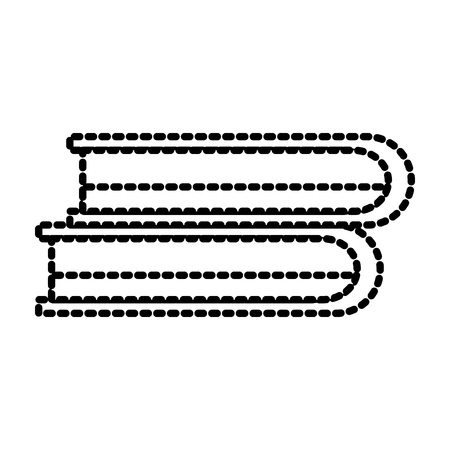 Books piled up icon vector illustration graphic designのイラスト素材