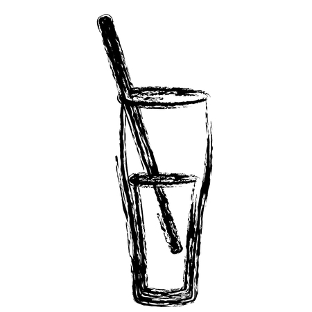 Delicious cup of juice icon vector illustration graphic designのイラスト素材