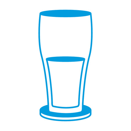 Glass of beer icon vector illustration graphic designのイラスト素材