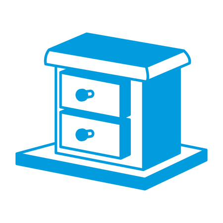 Wooden box drawer icon vector illustration graphic designのイラスト素材