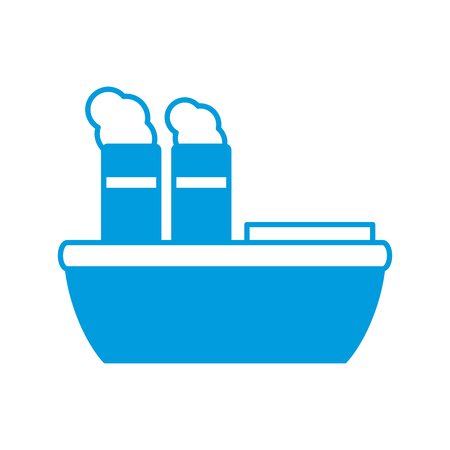 Freigther boat ship icon illustration graphic design.のイラスト素材