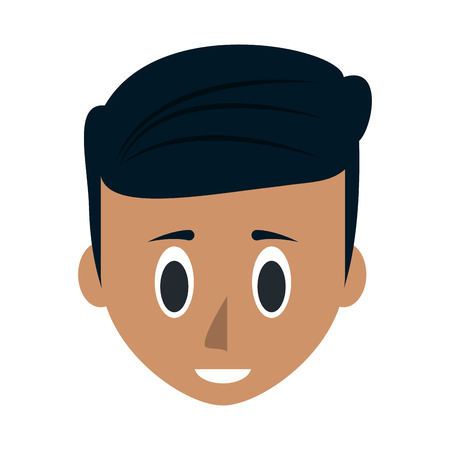 man tan skin young adult icon image vector illustration designのイラスト素材