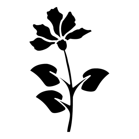 Beautiful decorative flowers icon vector illustration graphic designのイラスト素材