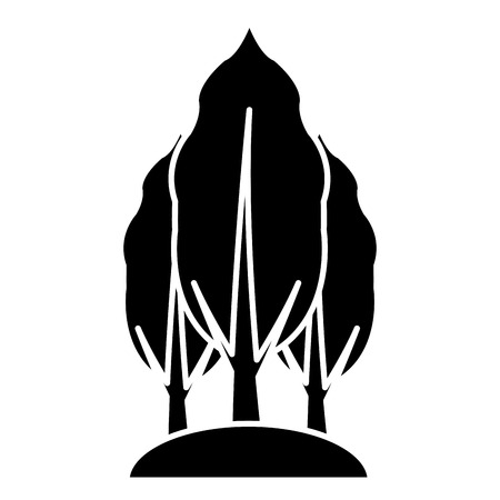 Trees nature symbol icon vector illustration graphic designのイラスト素材