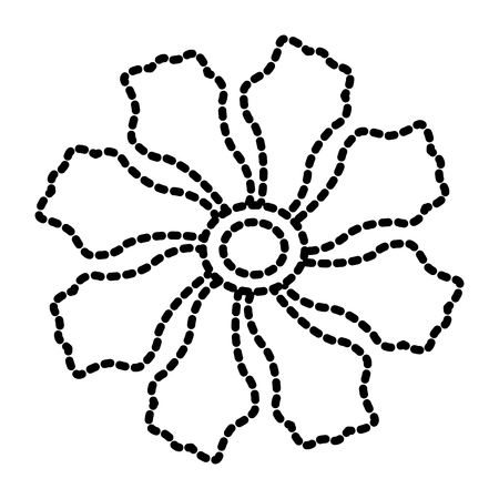 Beautiful decorative flowers icon vector illustration graphic designのイラスト素材