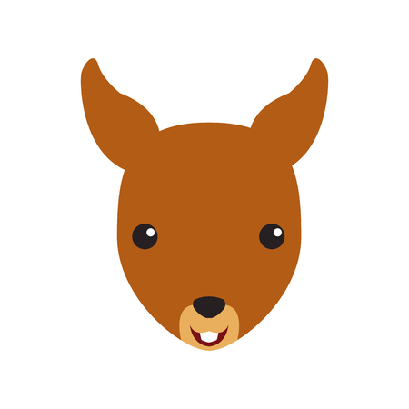 Squirrel animal cartoon icon vector illustration graphic designのイラスト素材