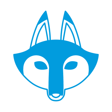 Fox animal cartoon icon vector illustration graphic designのイラスト素材