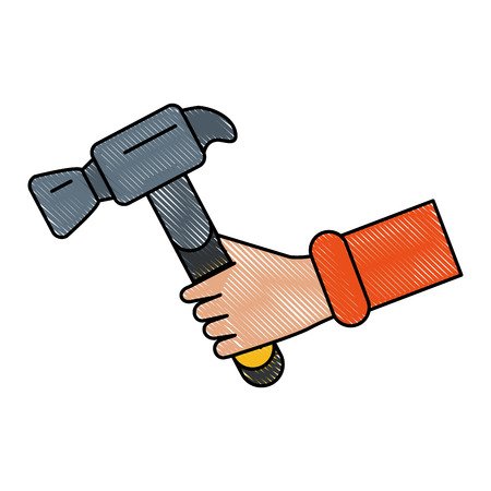 Hammer tool iconのイラスト素材