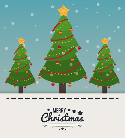 Merry christmas cute card icon vector illustration graphic designのイラスト素材