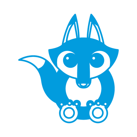 Anteater animal cartoon icon vector illustration graphic designのイラスト素材