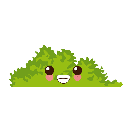 Bush cute cartoon icon vector illustration graphic designのイラスト素材