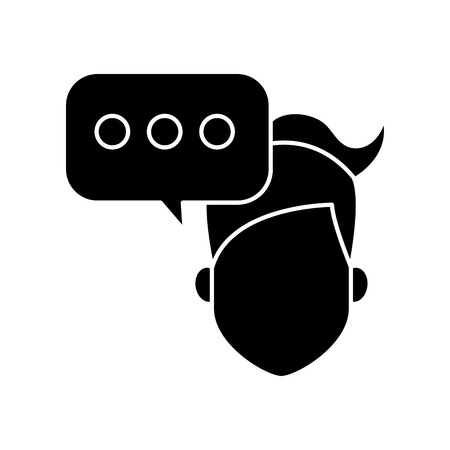 Chat bubble symbol icon vector illustration graphic designのイラスト素材