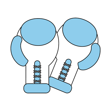 boxing gloves icon image vector illustration design sketch styleのイラスト素材