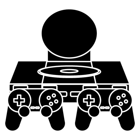 Console videogame isolated icon vector illustration graphic designのイラスト素材