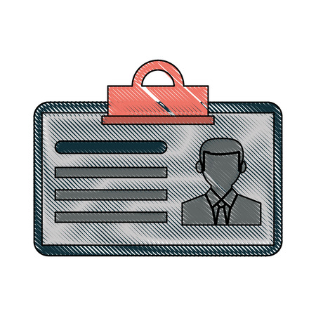 ID card icon image illustration design.のイラスト素材