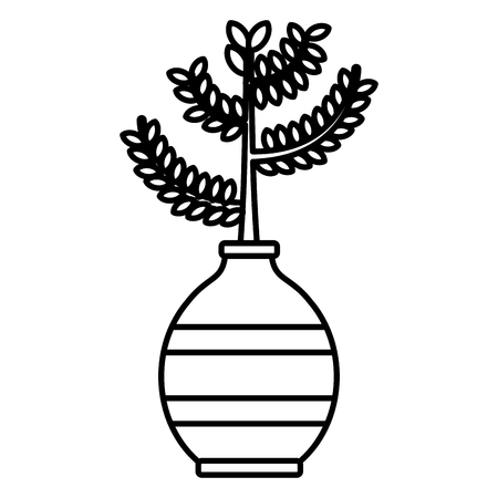 Plant in vase icon vector illustration graphic designのイラスト素材