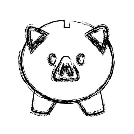 Piggy money savings icon vector illustration graphic designのイラスト素材