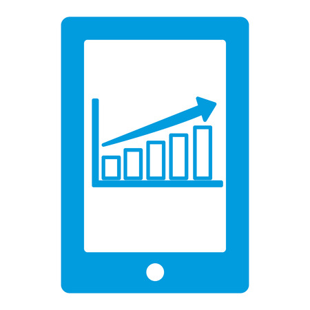 Bars stats graphic icon vector illustration graphic designのイラスト素材