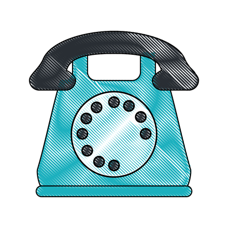 telephone landline icon image vector illustration designのイラスト素材