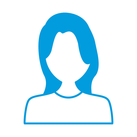 Woman avatar profile icon vector illustration graphic designのイラスト素材