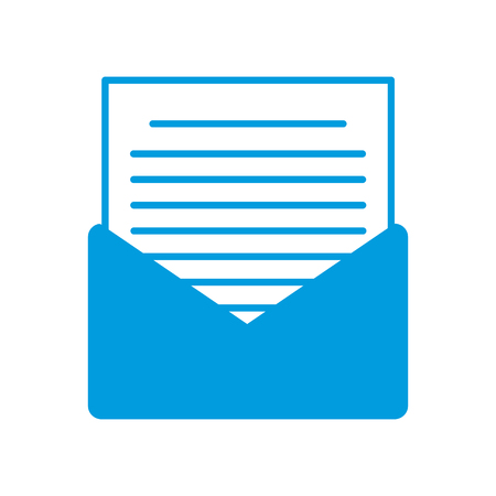 Mail envelope message icon vector illustration graphic designのイラスト素材
