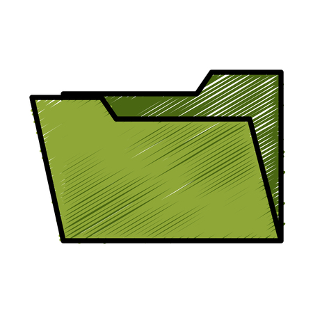 Folder open symbol icon vector illustration graphic designのイラスト素材