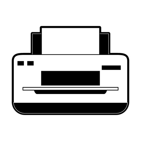 printer printing icon image vector illustration designのイラスト素材