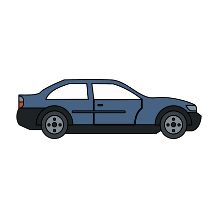 Car sideview icon vector illustration designのイラスト素材