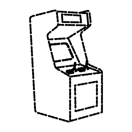 Arcade videogame isolated icon vector illustration graphic designのイラスト素材