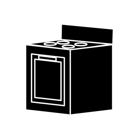Stove kitchen appliance icon vector illustration graphic designのイラスト素材