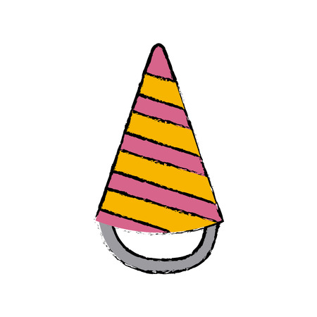Birthday hat symbol icon vector illustration graphic designのイラスト素材