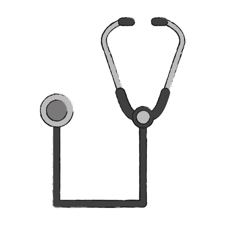 Stethoscope medical tool icon vector illustration graphic designのイラスト素材
