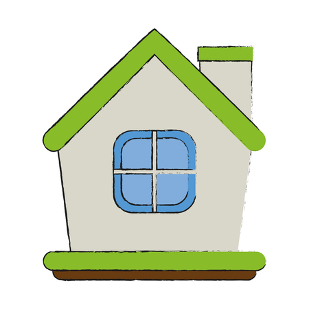 House real estate icon vector illustration graphic designのイラスト素材