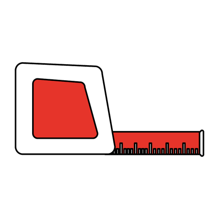 Measurement tape isolated icon vector illustration graphic design.のイラスト素材