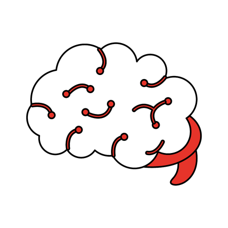 Technology artificial brain icon vector illustration graphic designのイラスト素材