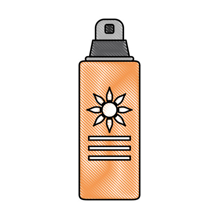 spray sunscreen protection icon illustration graphic designのイラスト素材