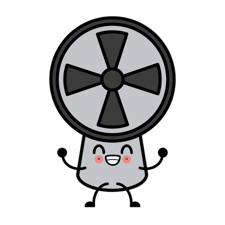 Air fan ventilation icon vector illustration graphic designのイラスト素材