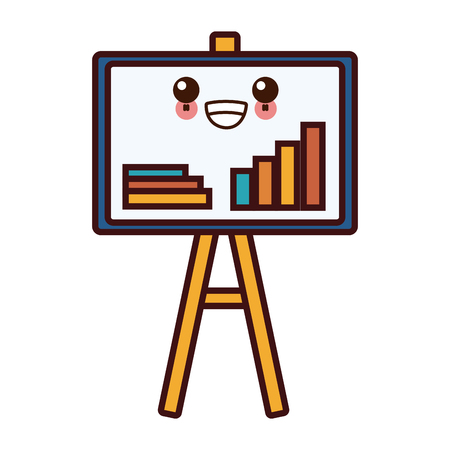 Business Stats graphics slide icon vector illustration graphic designのイラスト素材