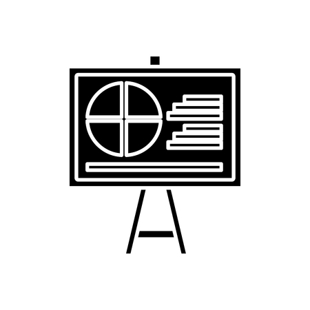 Business Stats graphics slide icon vector illustration graphic designのイラスト素材