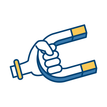 Magnetic U symbol icon vector illustration graphic designのイラスト素材