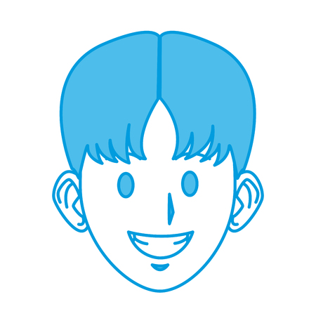 Young man cartoon icon vector illustration graphic designのイラスト素材
