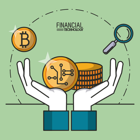 Money and financial technology icon vector illustration graphic designのイラスト素材