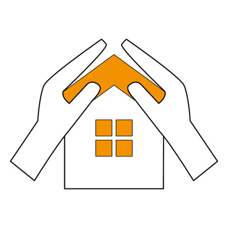 House real estate icon vector illustration graphic designのイラスト素材