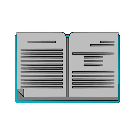 open book icon image vector illustration designのイラスト素材