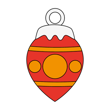 ball decoration christmas related icon image vector illustration designのイラスト素材