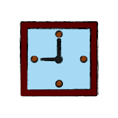 Wall clock time icon vector illustration graphic designのイラスト素材