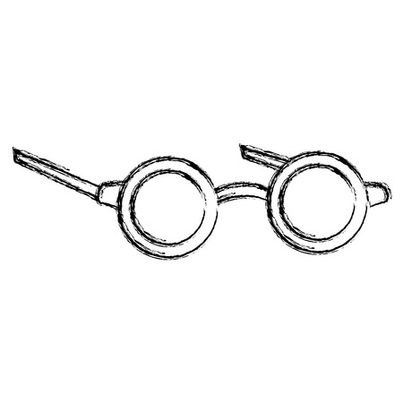 Old glasses isolated icon vector illustration graphic designのイラスト素材