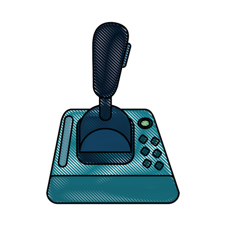 Joystick gamepad device icon vector illustration graphic designのイラスト素材