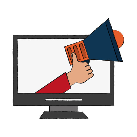 Digital marketing symbol icon vector illustration graphic designのイラスト素材