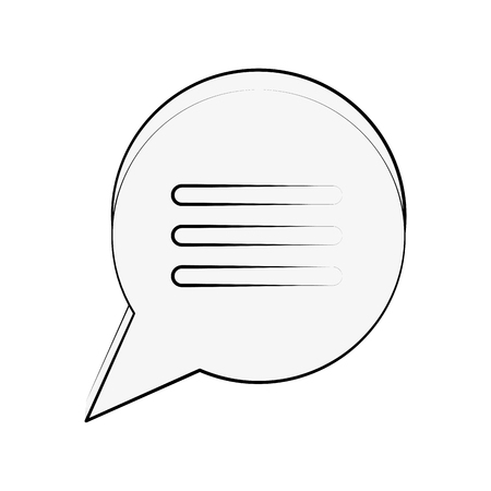Chat bubble symbol icon vector illustration graphic designのイラスト素材